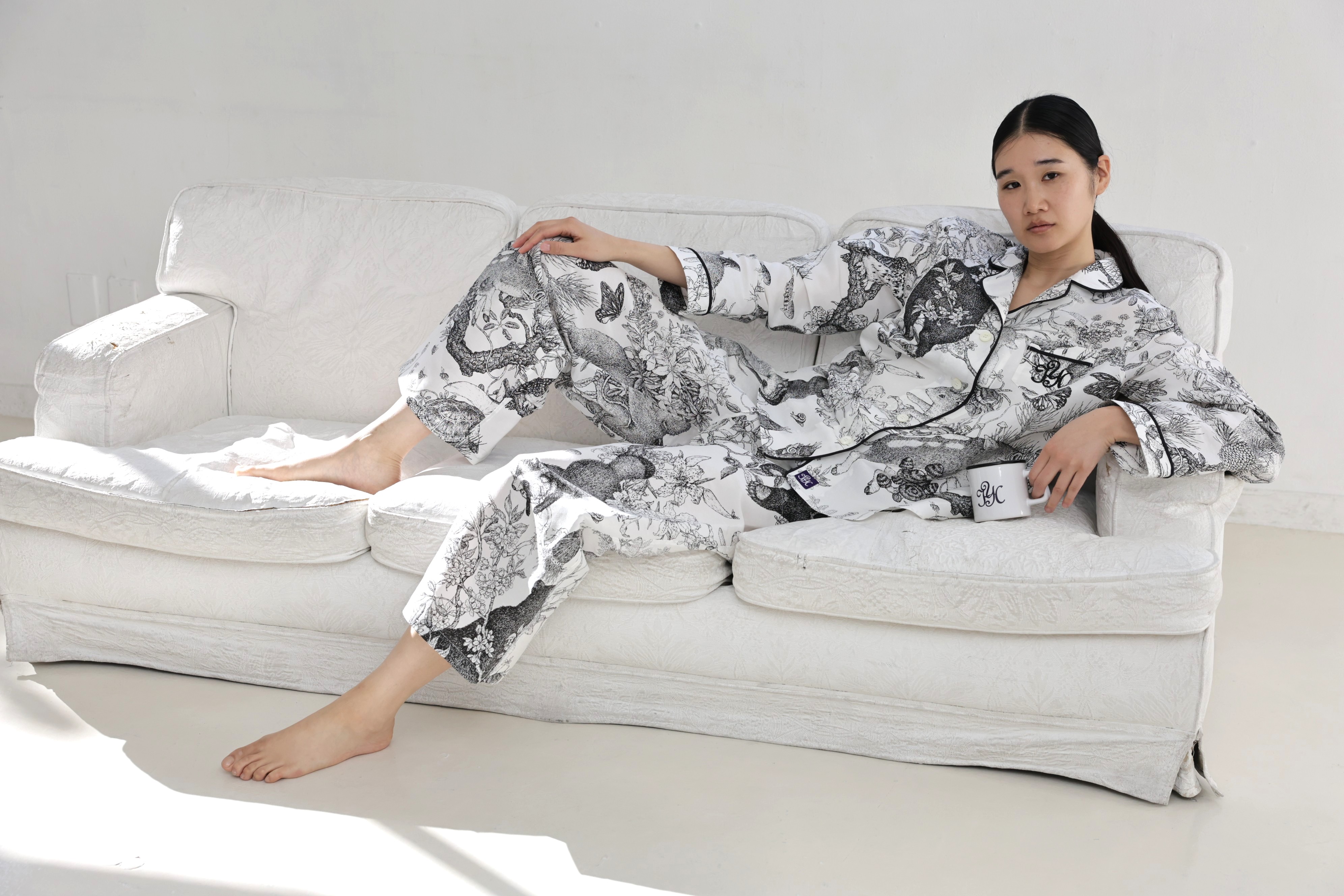 ドローイングアーティスト村山大明展にヒデコ＆ヨーゴホームの新作パジャマをお披露目いたします！