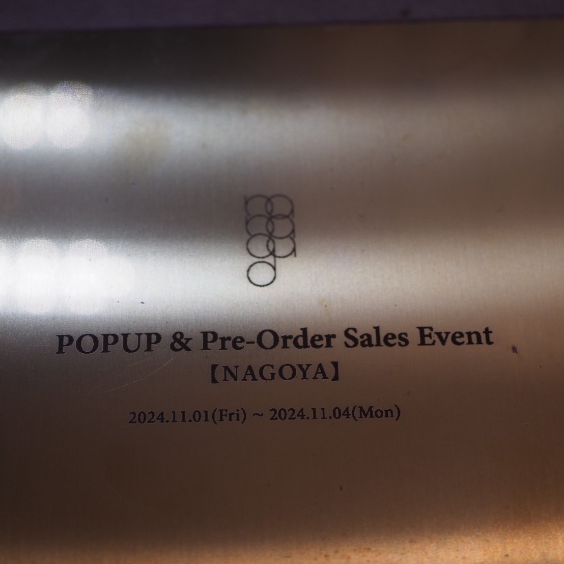 名古屋 POPUP & 受注会 のお知らせ