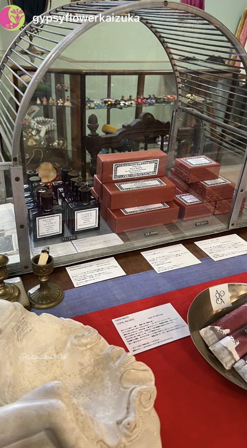 大阪で、AWA Olfactory Co.のお取り扱いが始まりました