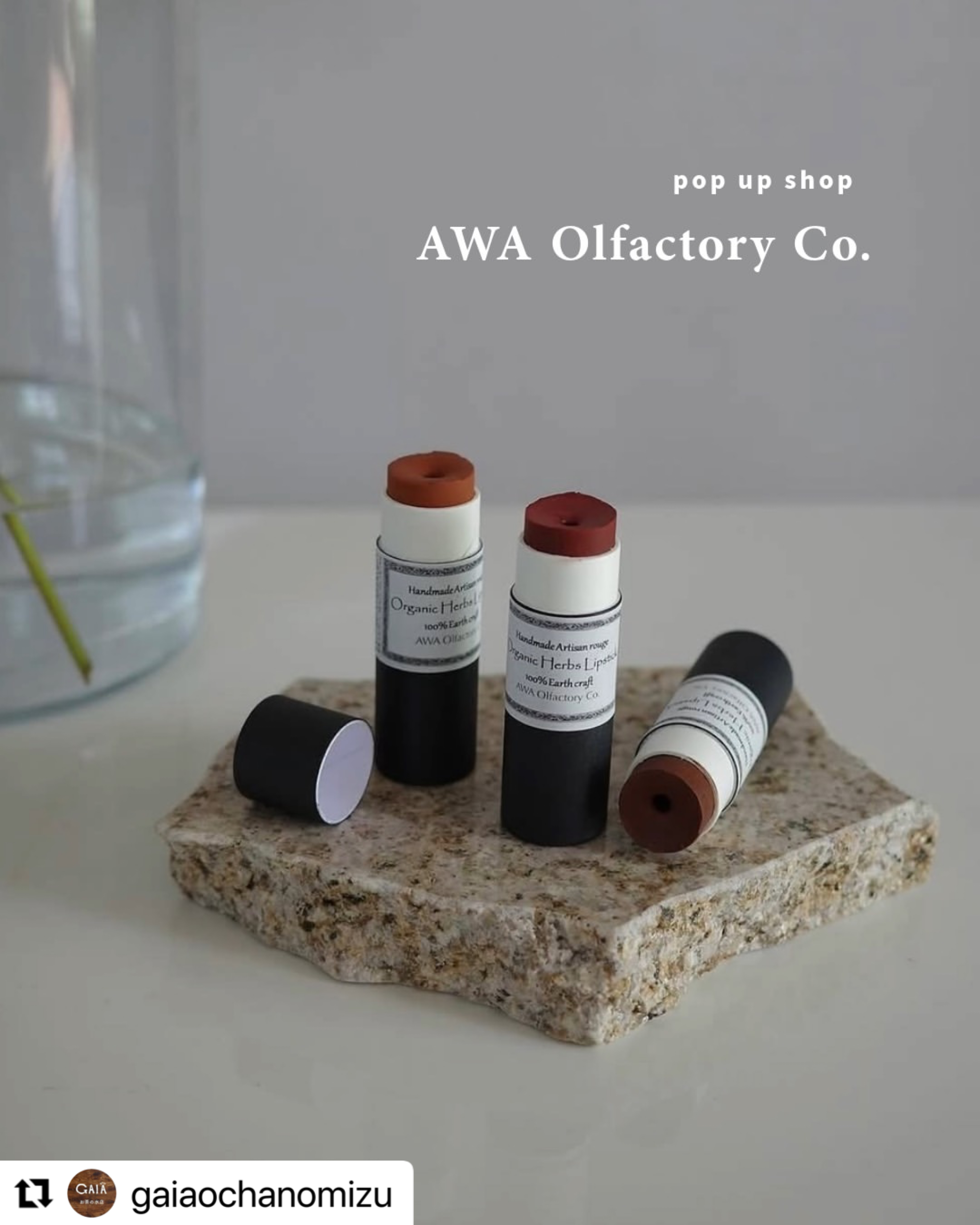 11/26(水)〜12/10(水) GAIAお茶の水店で初popを開催いたします
