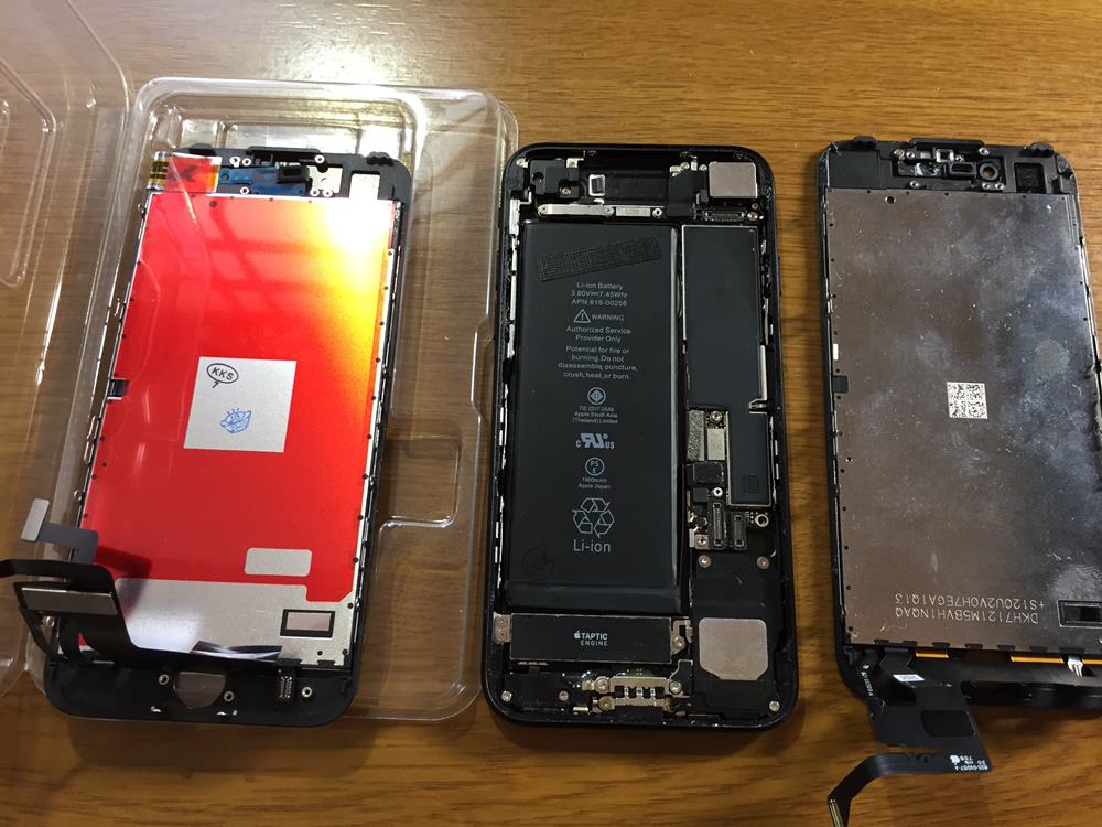 iPhone7 パネルDIY交換