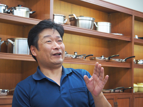フジノス営業部・部長に聞いた！　IH銅 玉子焼き器の特長