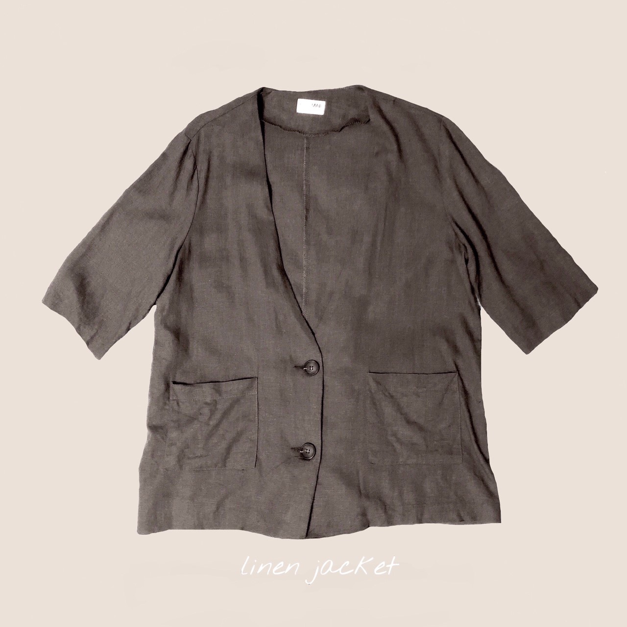 くすみ色の世界⑨【linen jacket】