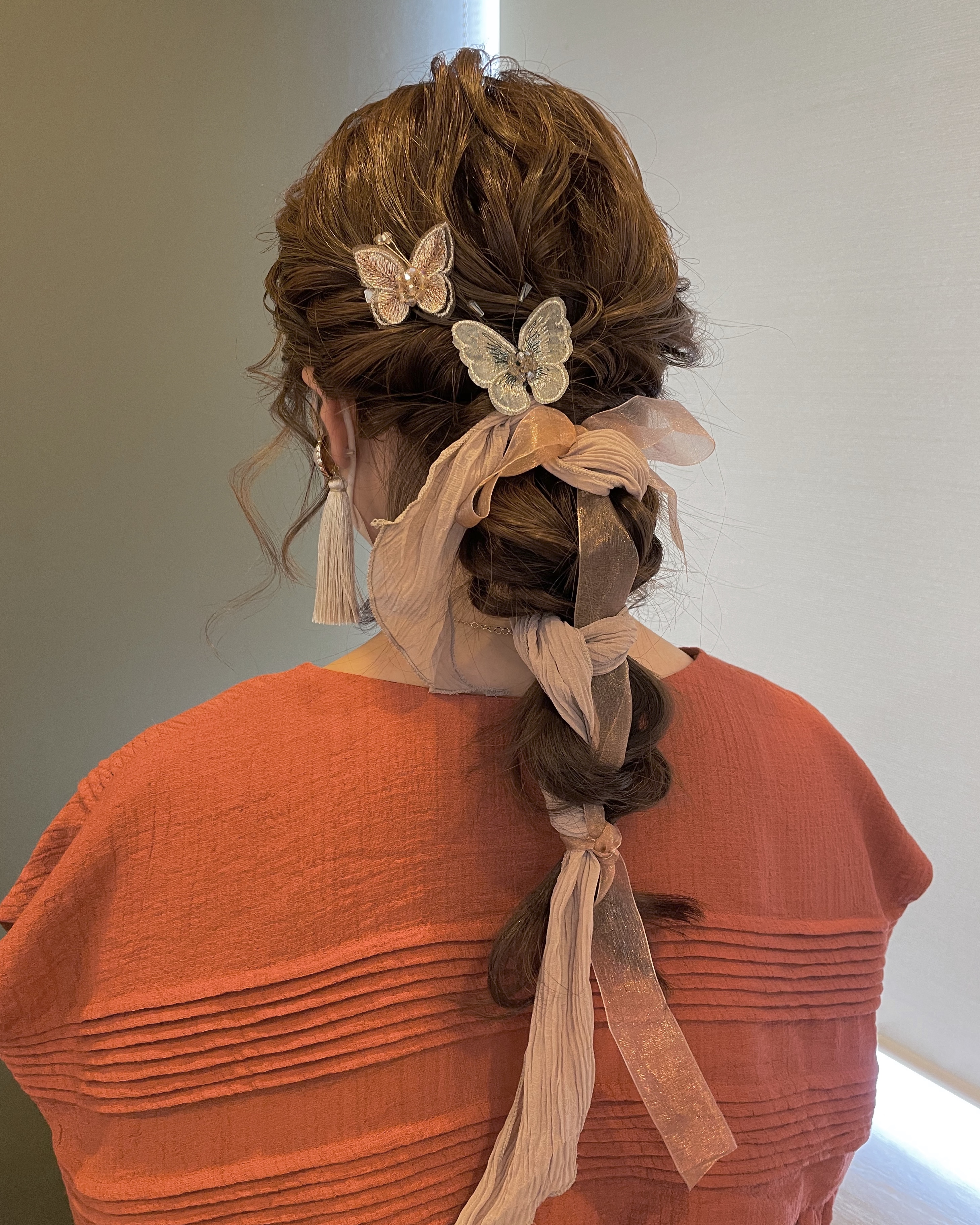 🦋 butterfly clip hair arrangement 🦋
