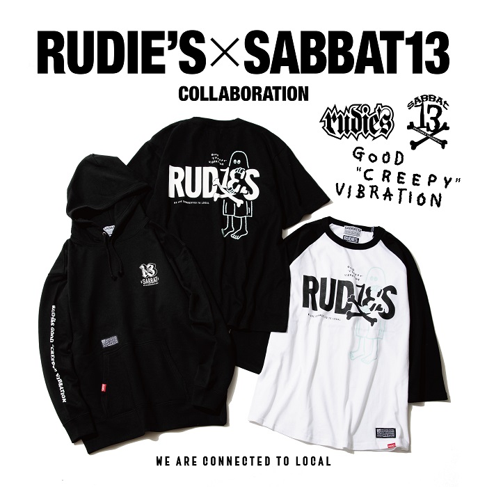 「SABBAT13 × RUDIE'S」限定コラボレーション先行予約受付中！！