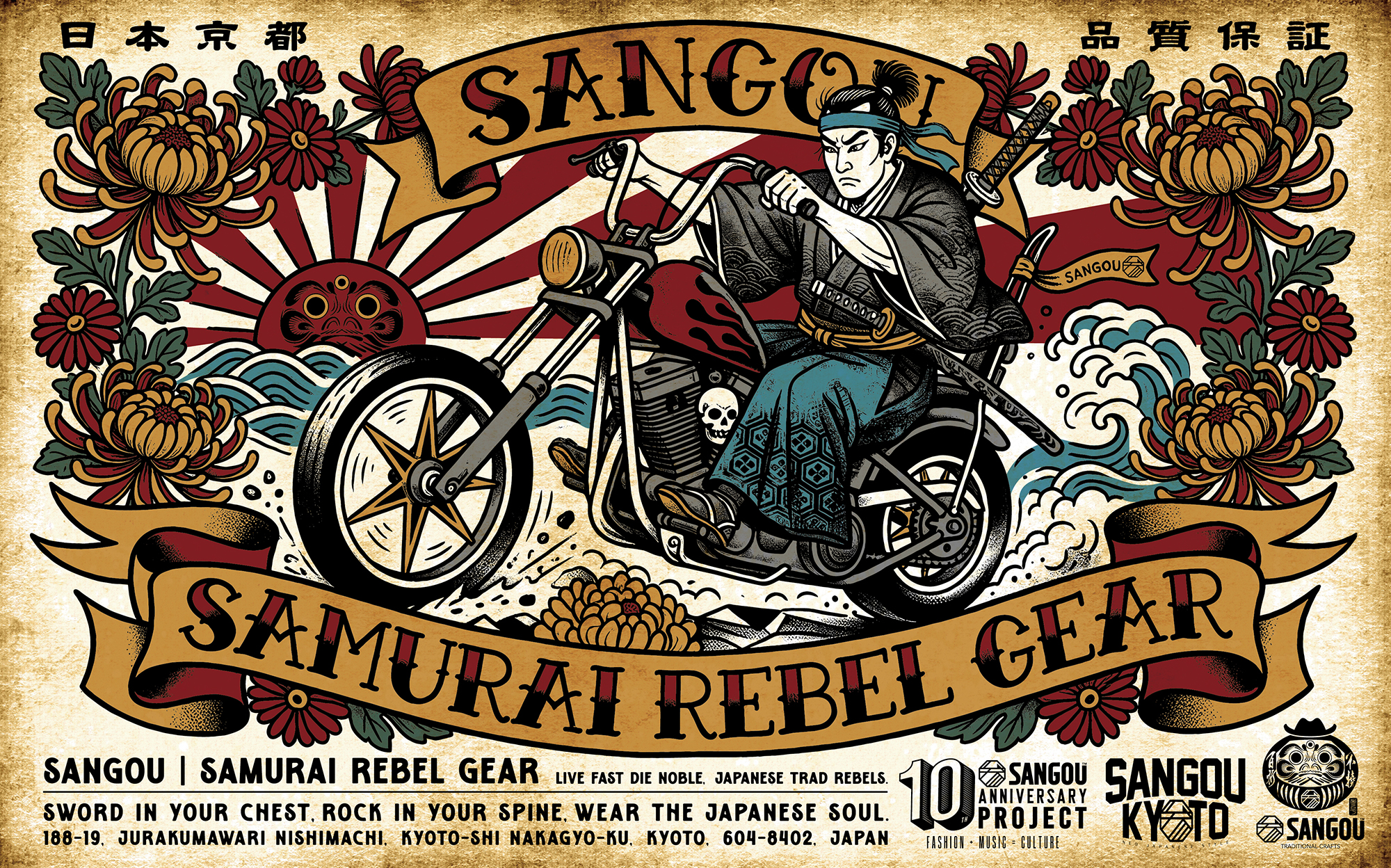 京都発SANGOU。 SAMURAI REBEL GEAR覚醒。