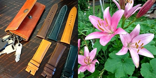 時計ベルトの新作3本が完成しました。
