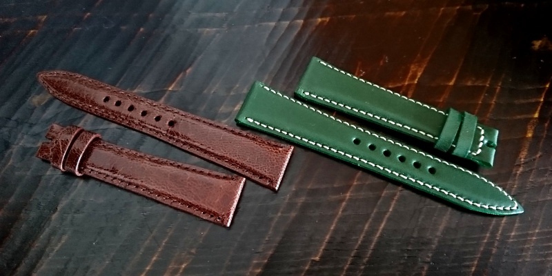 ヌメ革とゴート革で新作が完成しました。