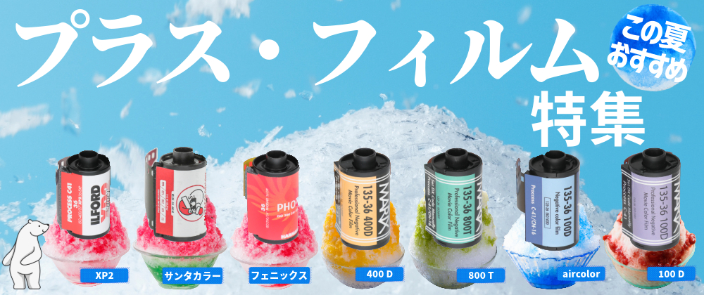 📷➕🎞️プラス・フィルムのフィルム達📣一挙ご紹介！📣