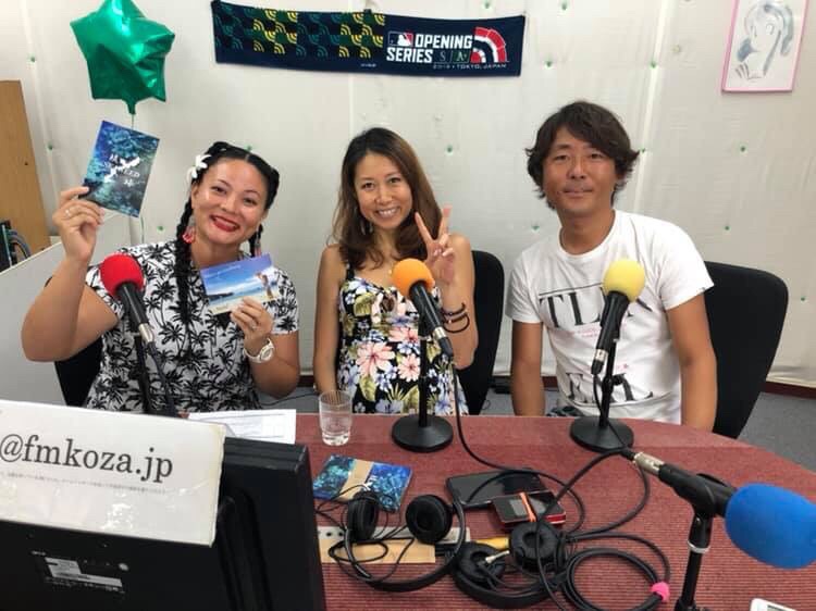 FMラジオ　コザ76.１にて夫婦で天然もずくについて話してきました。