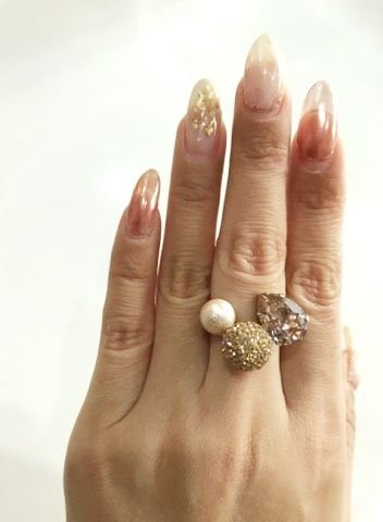 すぐに嫁いでしまいましたが。スワロフスキーとパールのアクセサリーのご紹介♪