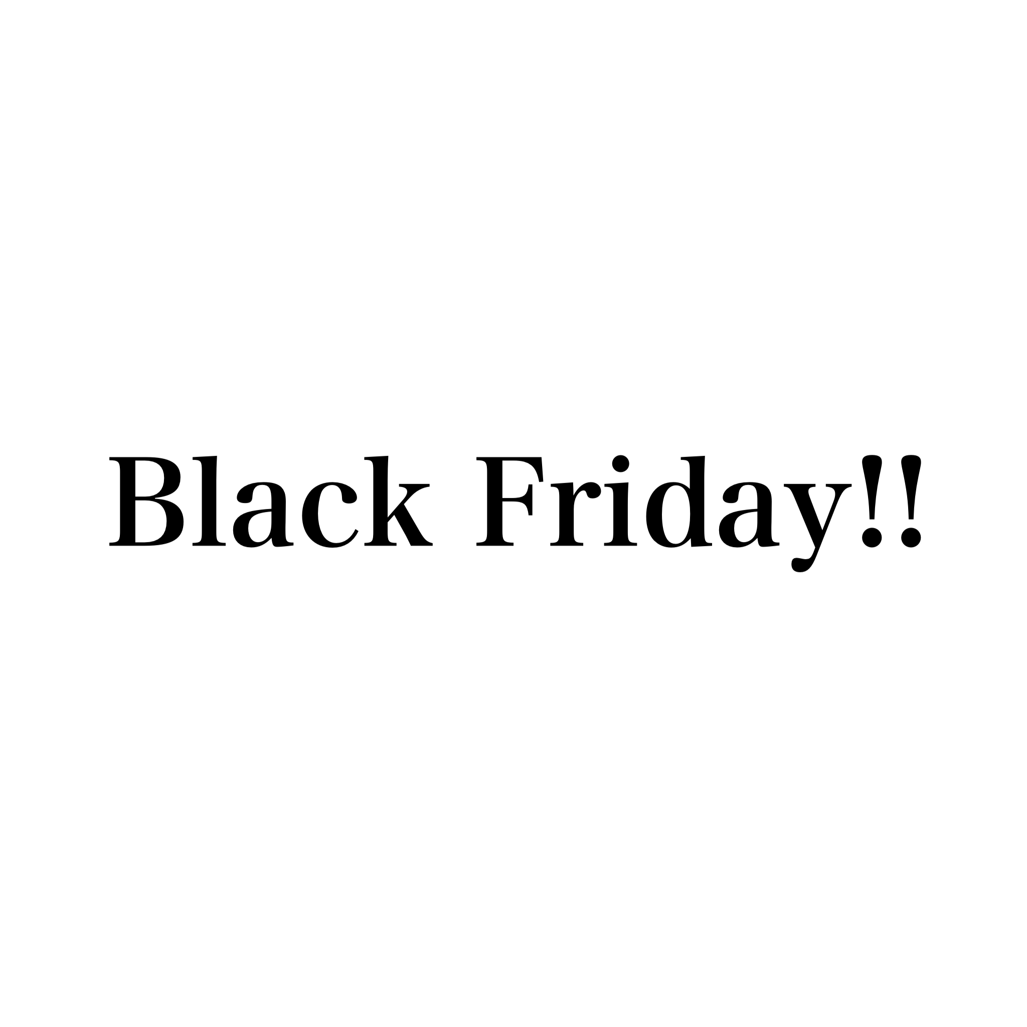 ブラックフライデー‼︎