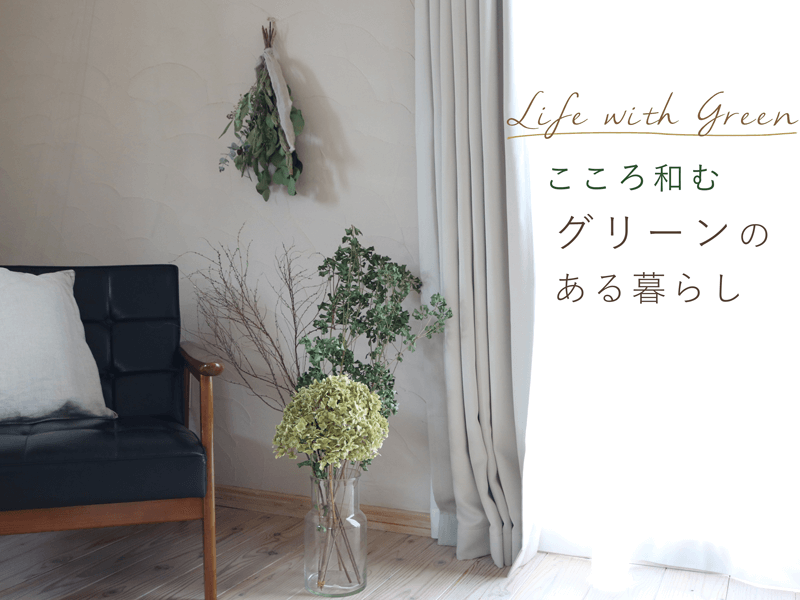 初夏♪ 爽やかなグリーンのあしらいを