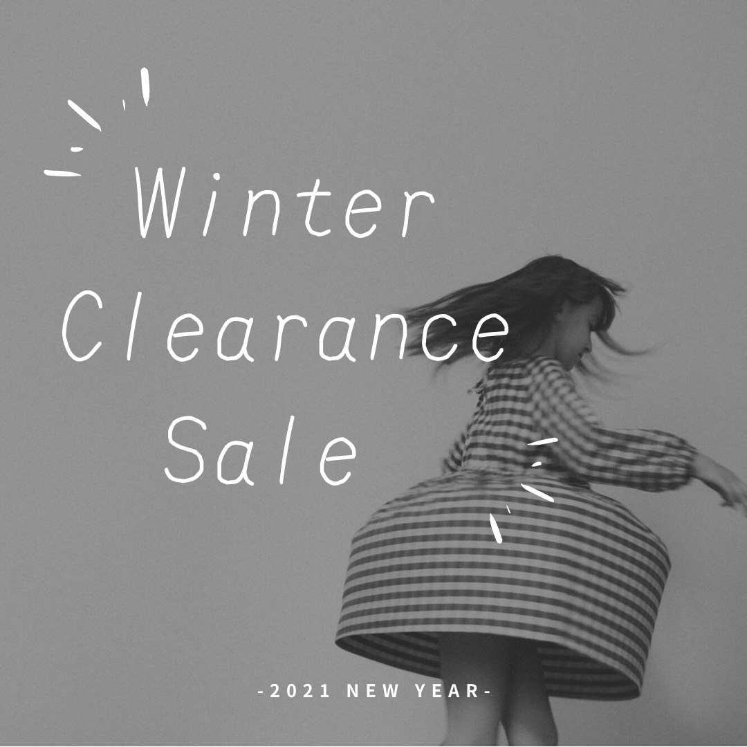 -冬のクリアランスセールのお知らせ-　最大50%OFF！