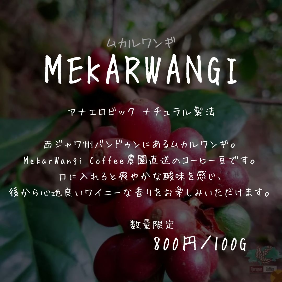 【再入荷しました！】Mekarwangi Coffee