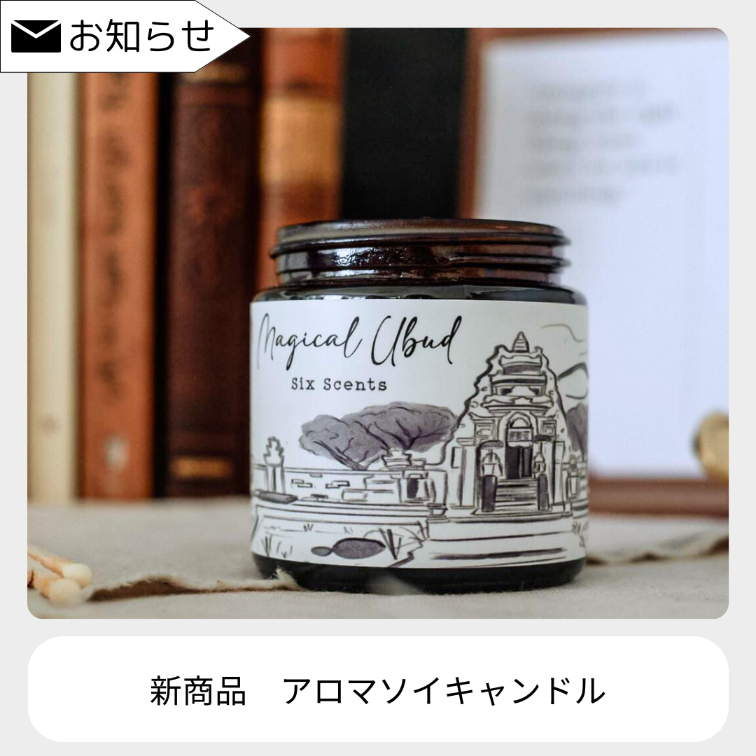 【新商品】ソイキャンドルが入荷しました！