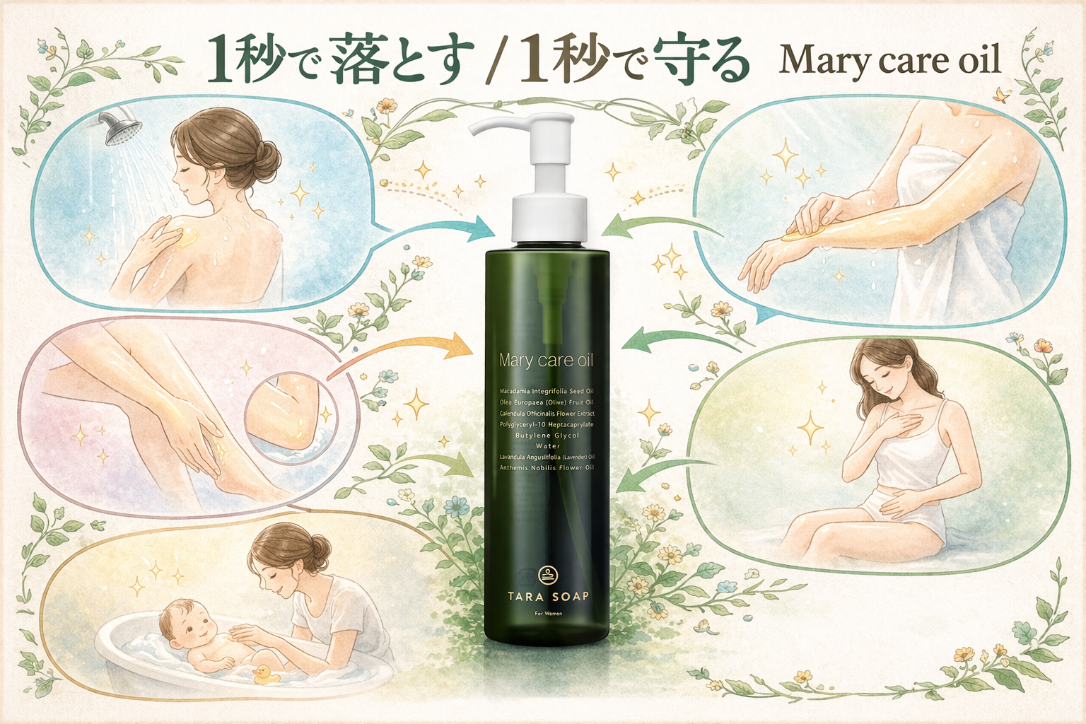 オイルに対して、私は不安だった