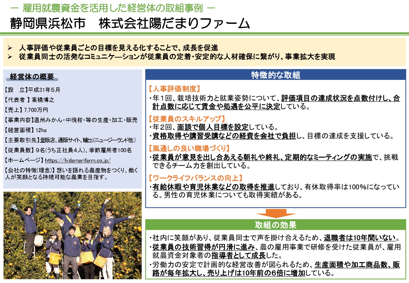 【掲載のお知らせ】陽だまりファームの取り組みが先進事例として紹介されました