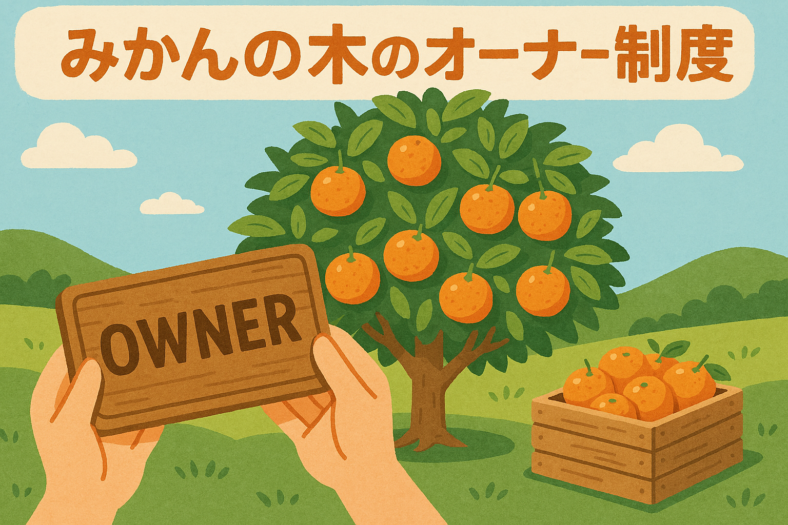 🍊みかんの木のオーナー様をお迎えする準備が進んでいます!