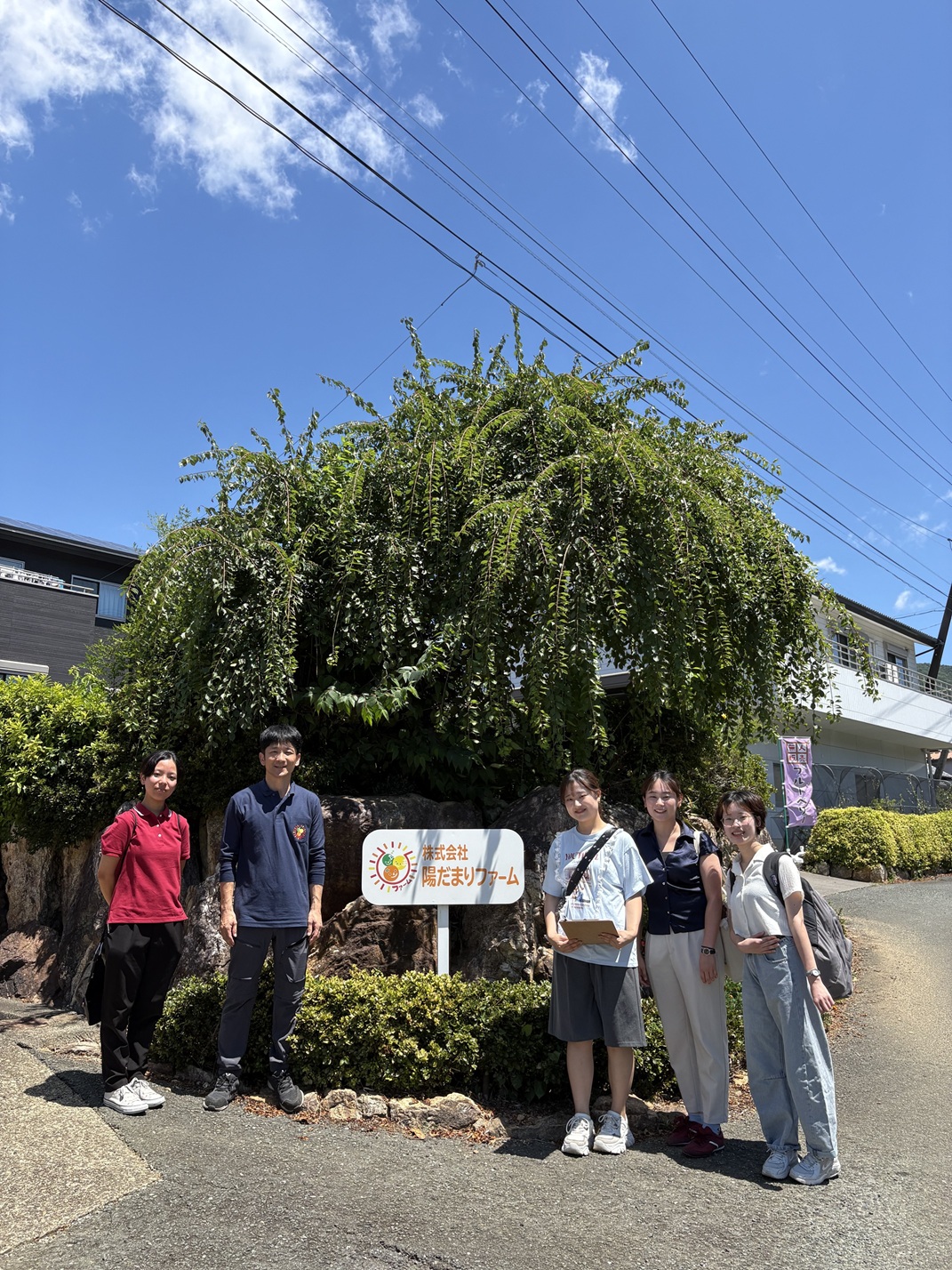 一橋大学の学生の皆様が陽だまりファームへ視察にお越しくださいました