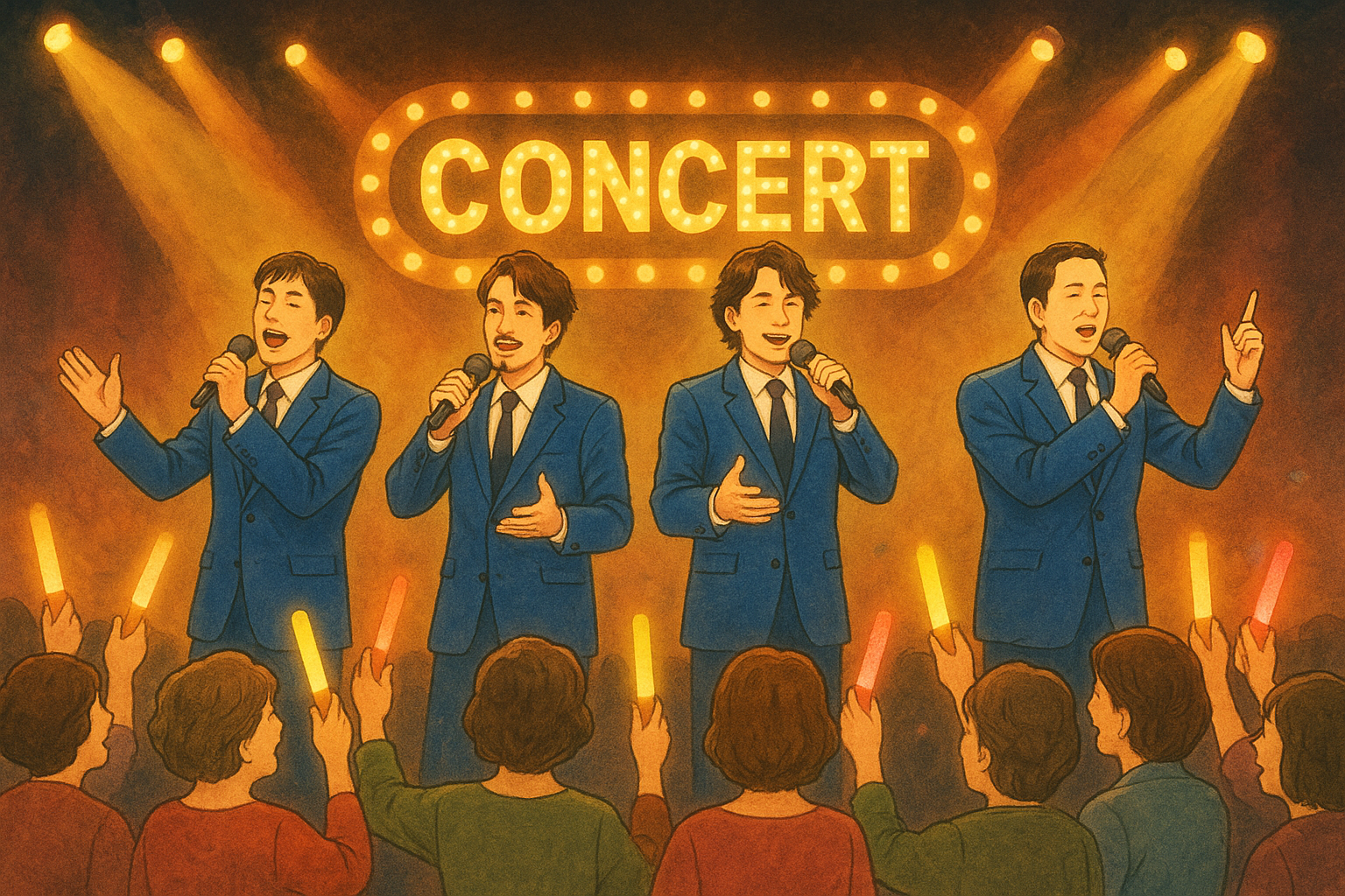 会場の下ではコンサート、上では農業経営の講演！熱気あふれる一日でした