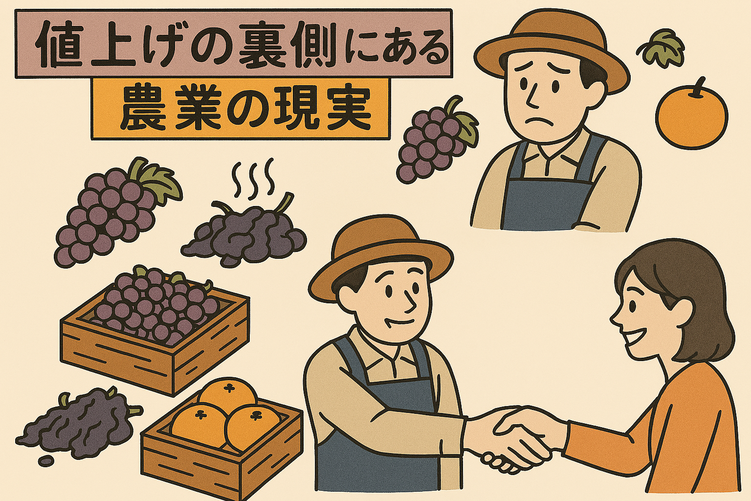 値上げの裏側にある農業の現実