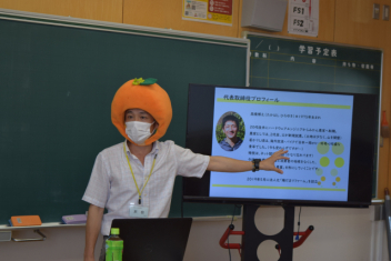 細江中学校で講演しました