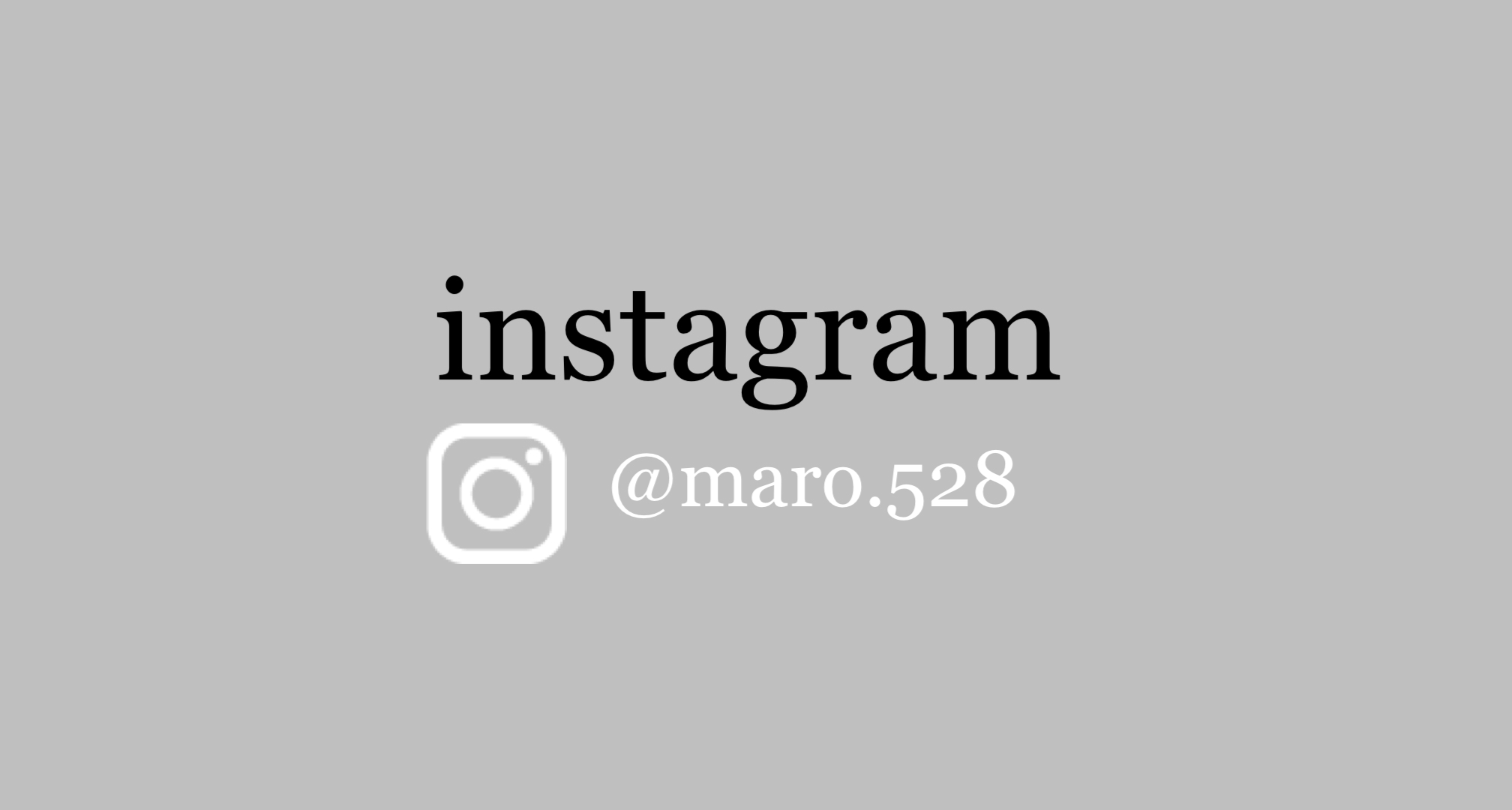 　instagram