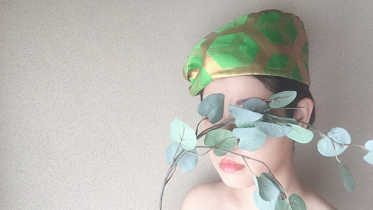 Photo Update. Obi hat”Green and Gold”