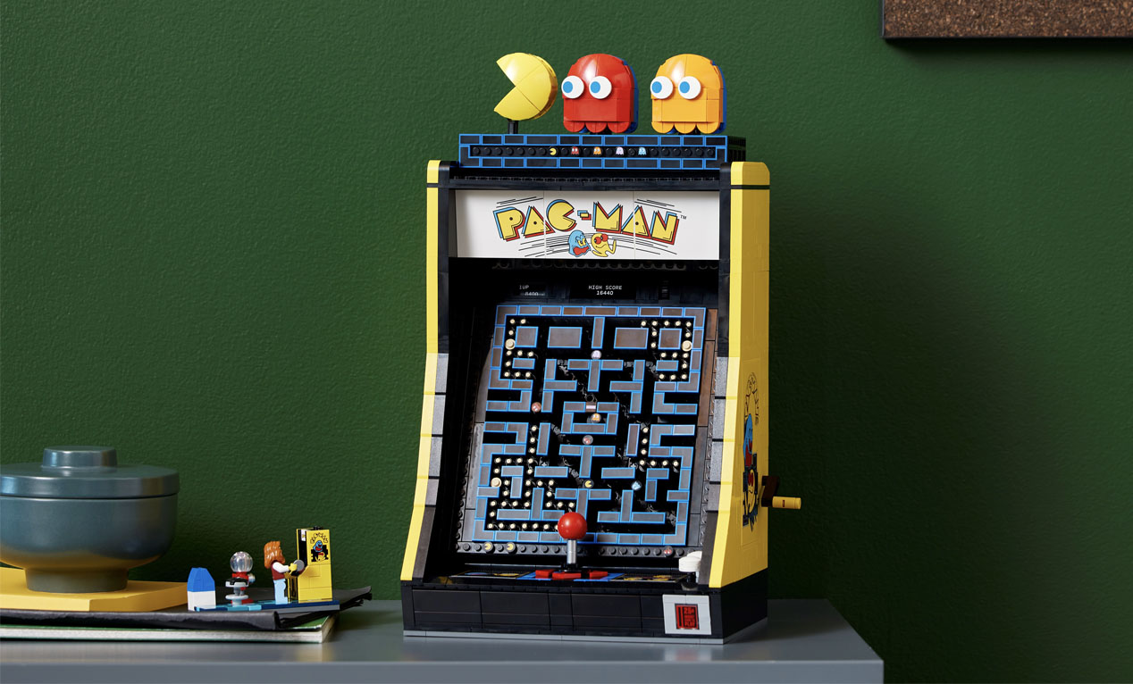 「パックマン」誕生43周年！「レゴ®アイコン ゲームセンターマシン パックマン」登場！
