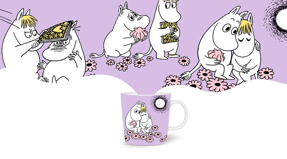 ムーミン アラビア新作「Sweethearts」登場｜Loveマグ30周年を祝う特別コレクション