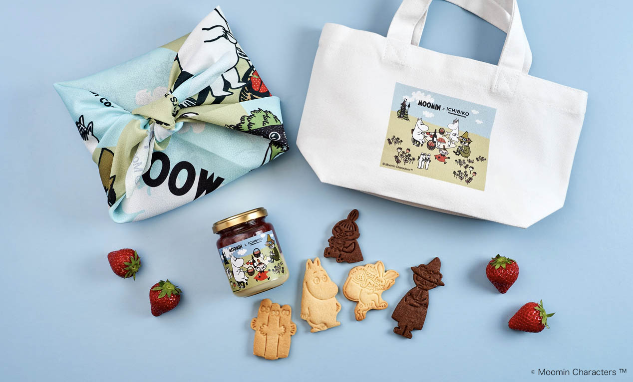 ムーミン×ICHIBIKOの春限定コラボ!いちごジャム&クッキーセットなどが登場