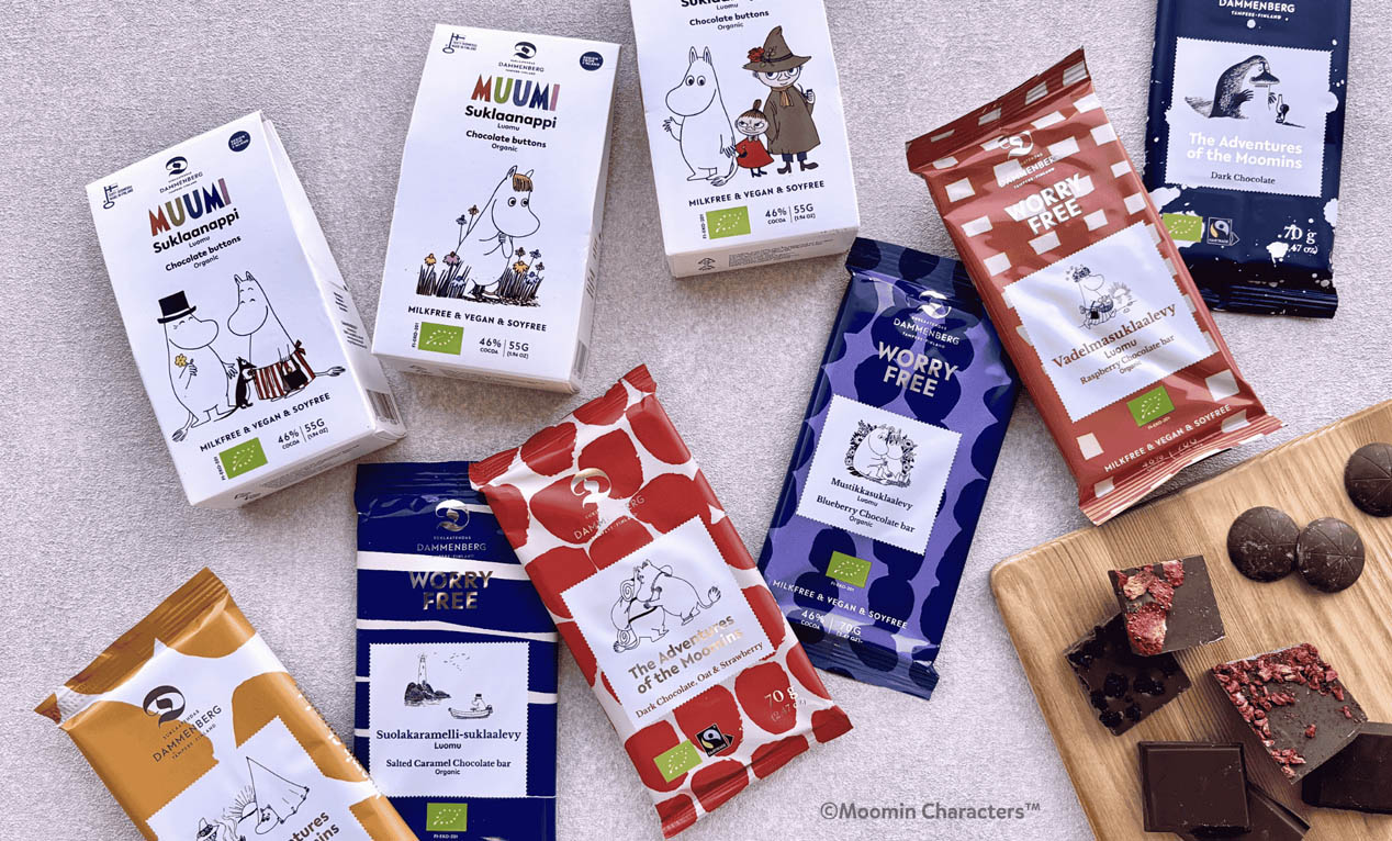 ムーミンのオーガニックチョコが日本上陸！
