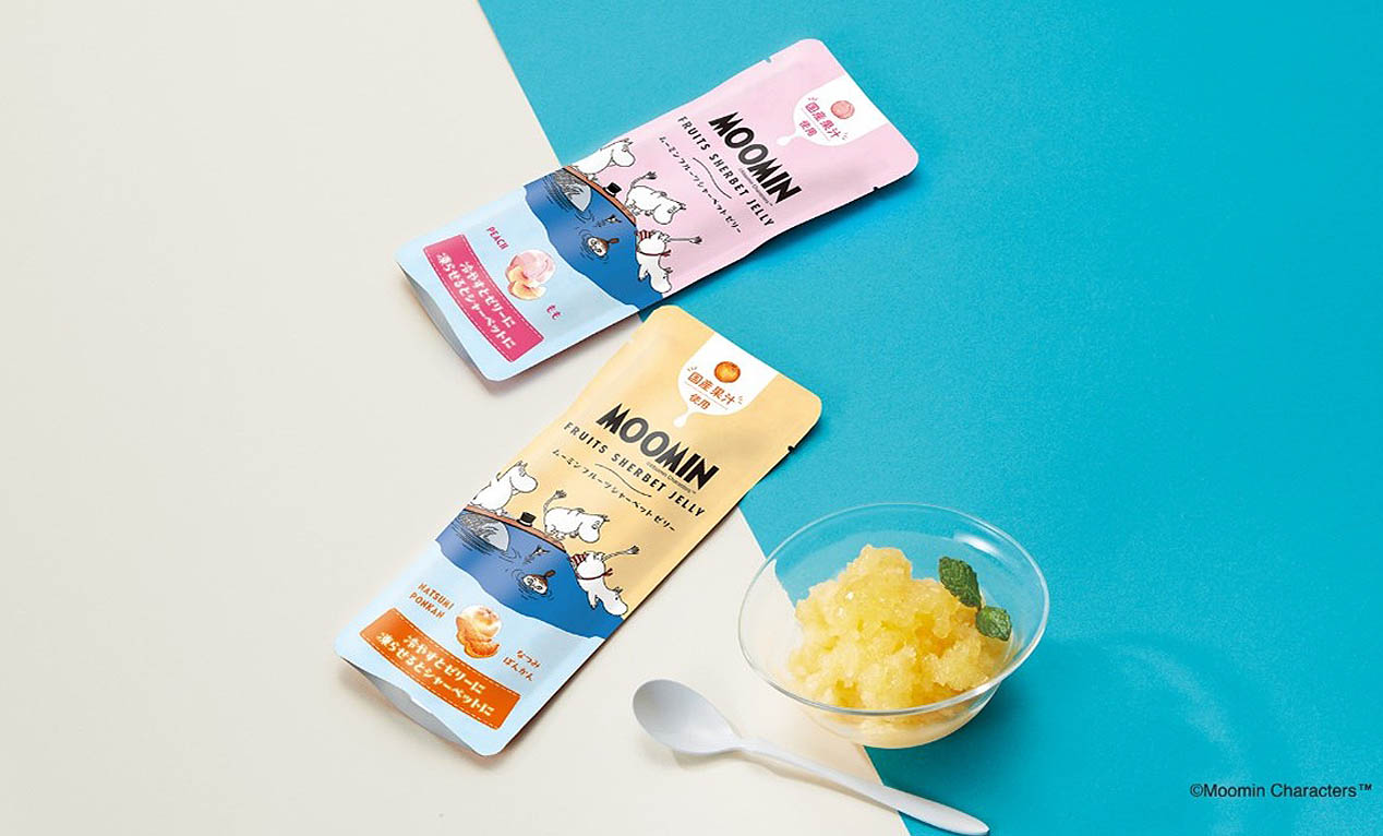 万博で味わう ひんやりスイーツ！ムーミン シャーベットゼリー期間限定販売