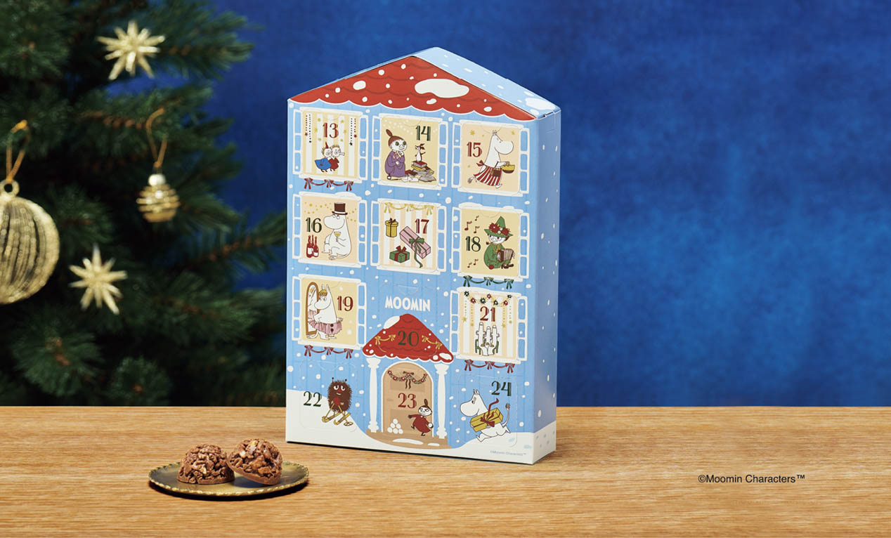 ムーミンのスイーツが勢ぞろい！クリスマス限定スイーツ＆通年楽しめるクッキー缶が登場
