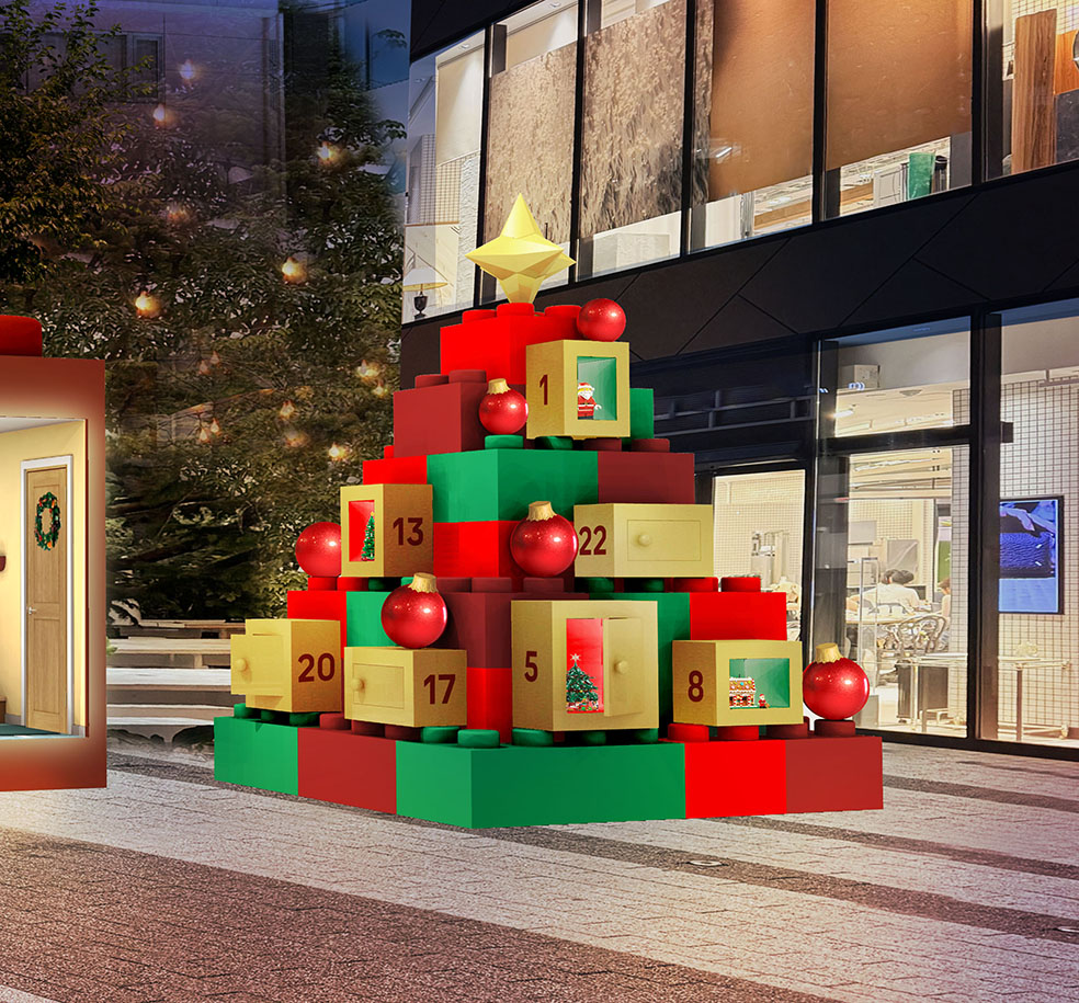 渋谷に巨大アドベントツリー!レゴ®クリスマスイベント「Build Your Christmas」開催