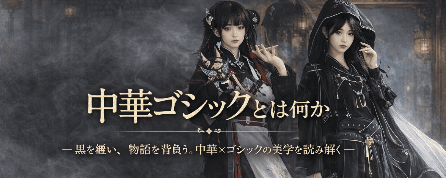 中華ゴシックとは何か ― 黒を纏い、物語を背負う。中華×ゴシックの美学を読み解く ―