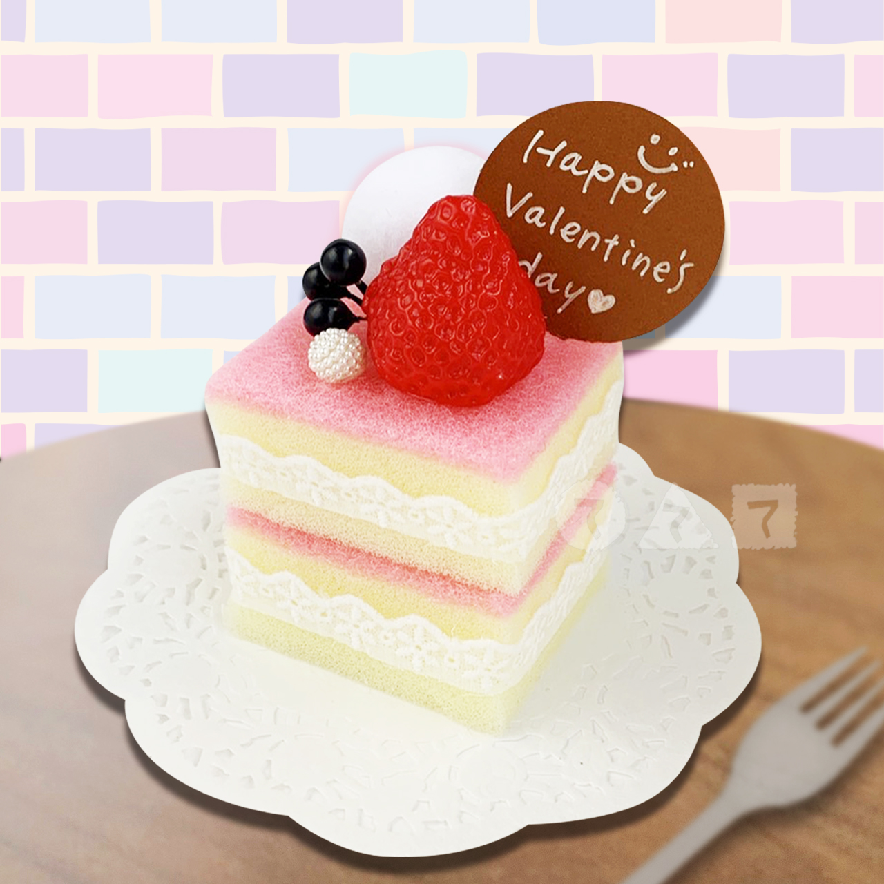 本物そっくり！イチゴのふわふわスポンジケーキをつくろう