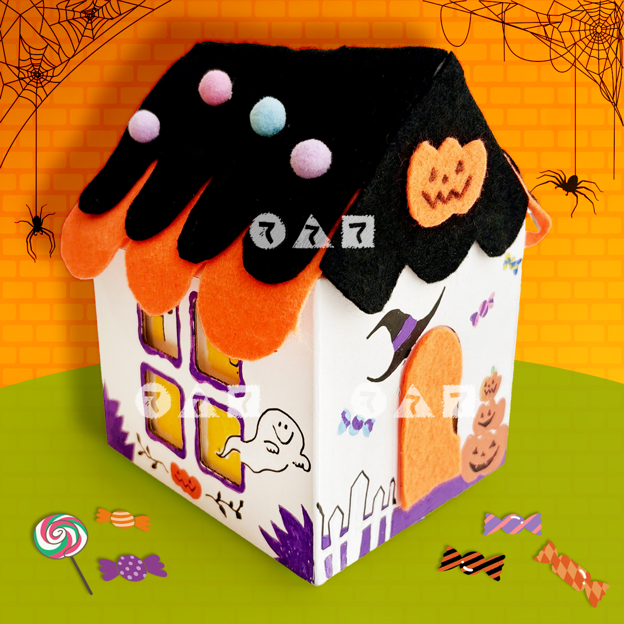 お菓子が入るよ!ハロウィンおうちボックス