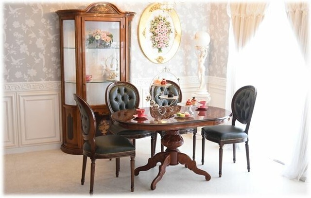 クラッシック スタイルの極上家具 イタリア家具 ロココ調 猫脚 象嵌