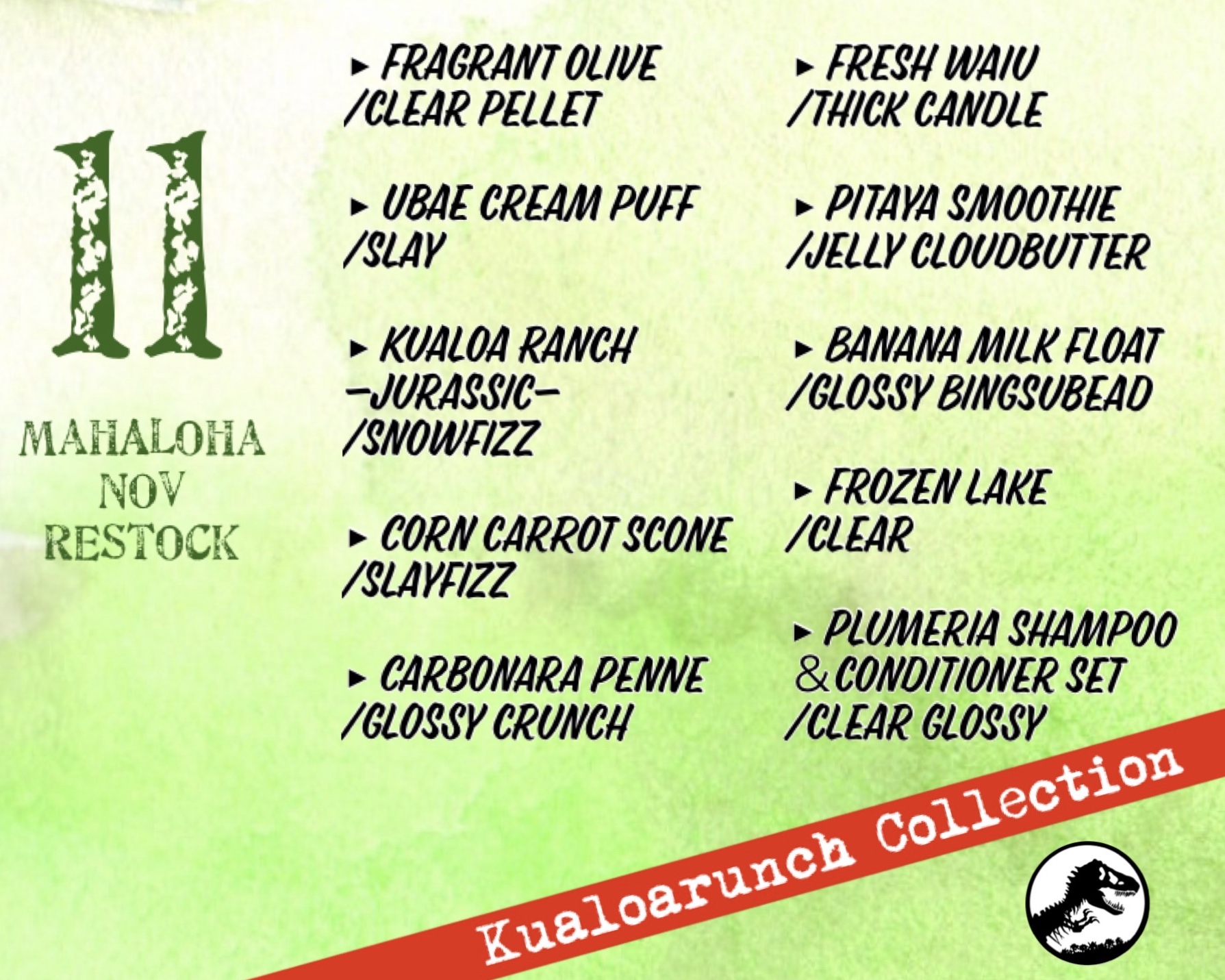 2019.11.9(sat)21:00 - Kualoa runch Collection-