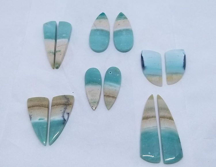 blue opalized petrified wood 
