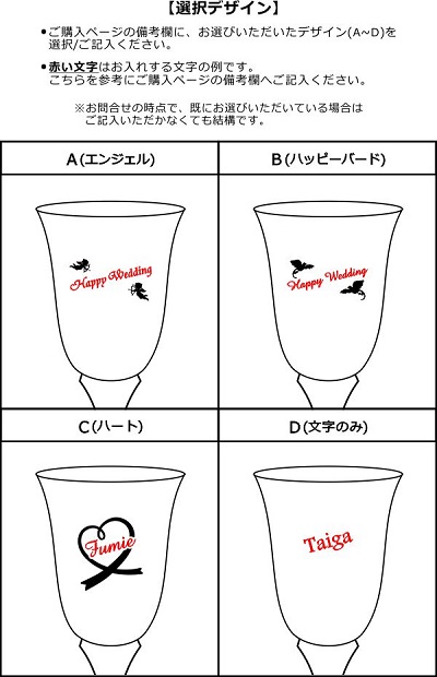 ワイングラス　特別な名入れの贈り物