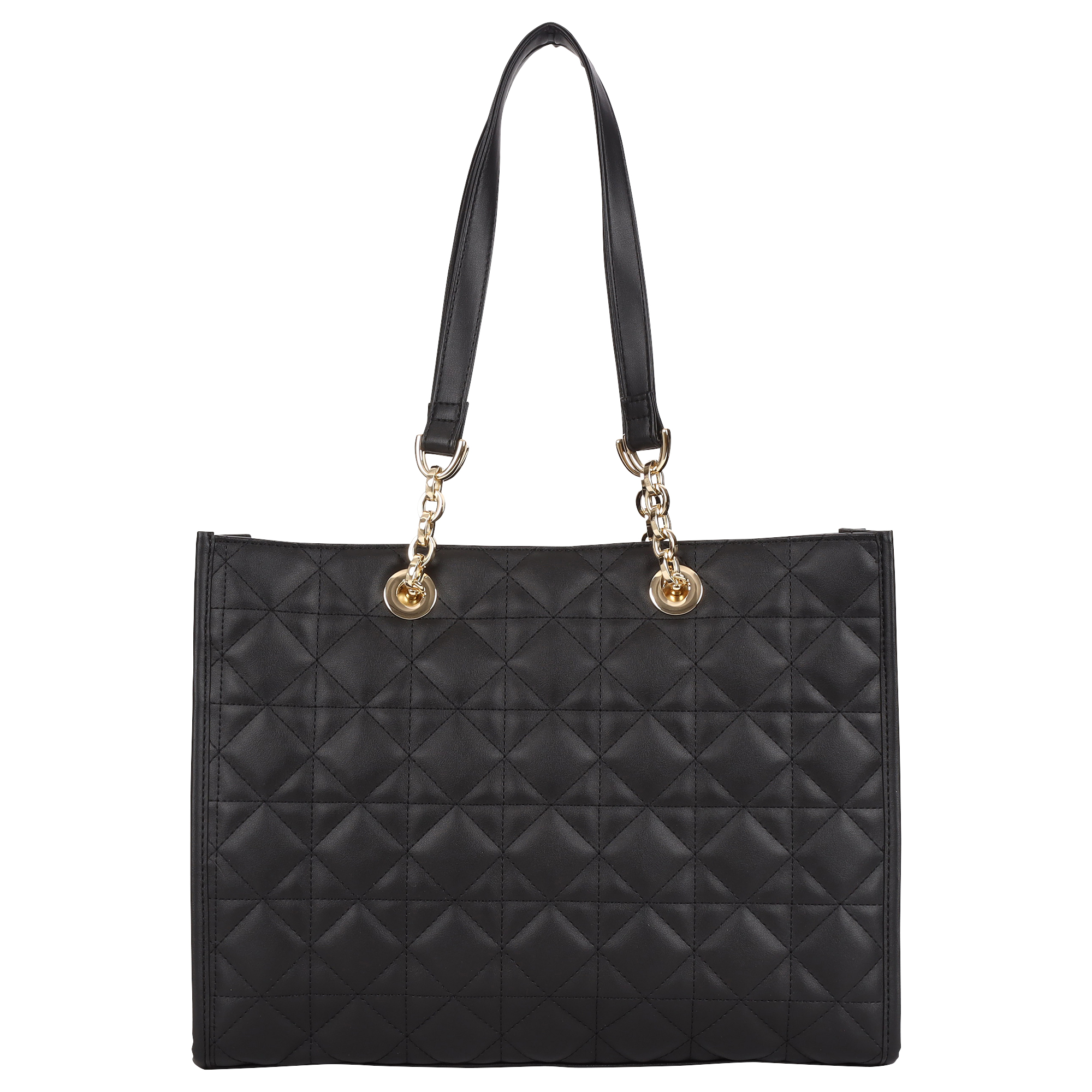 通勤にもお出かけにも。A4がすっきり入る大人の軽量キルティングトート