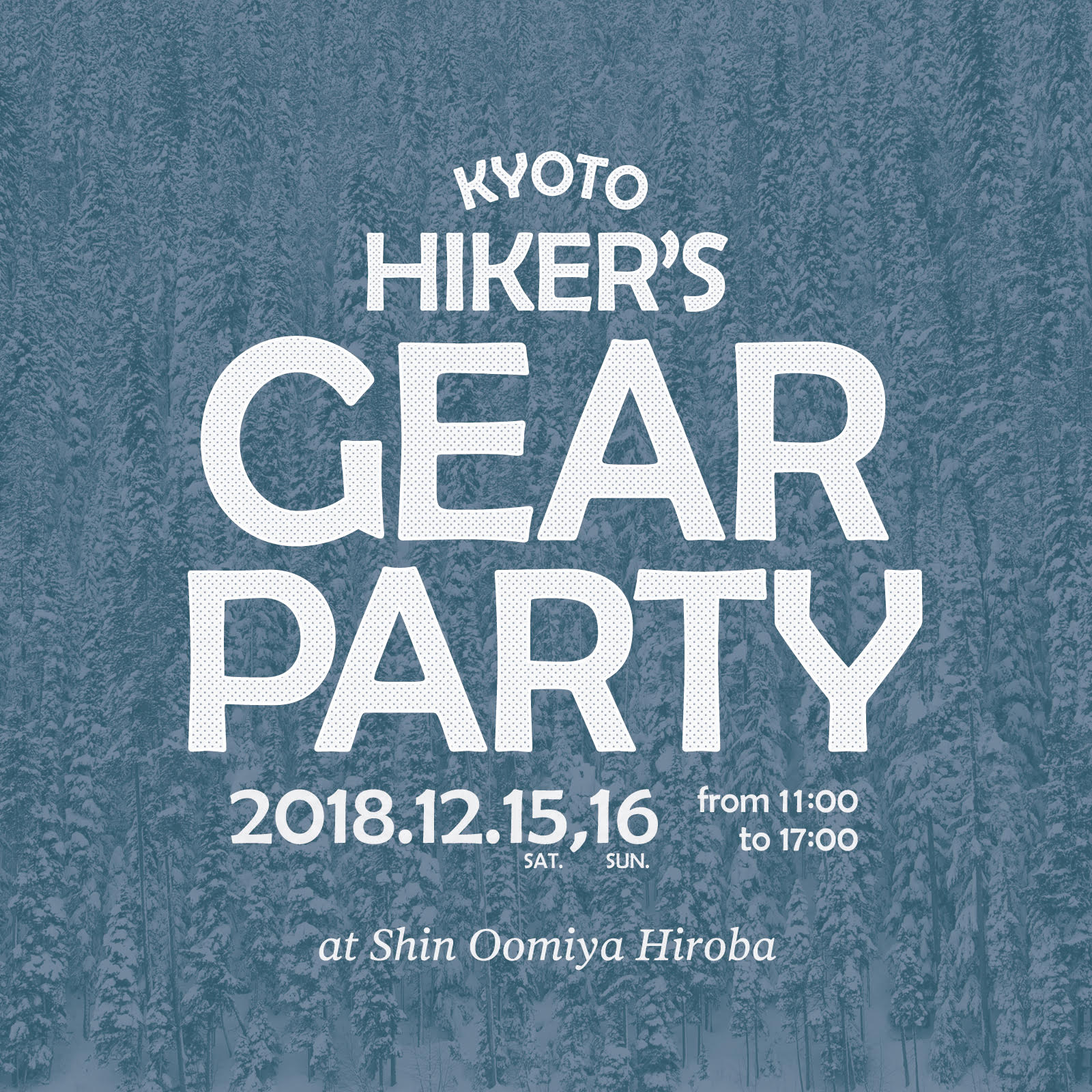 KYOTO HIKER'S GEAR PARTY出展
