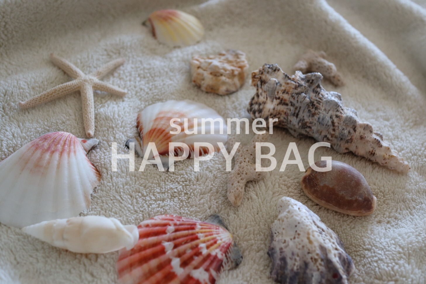 webshop限定販売！「夏の雑貨　HAPPYBAG!」