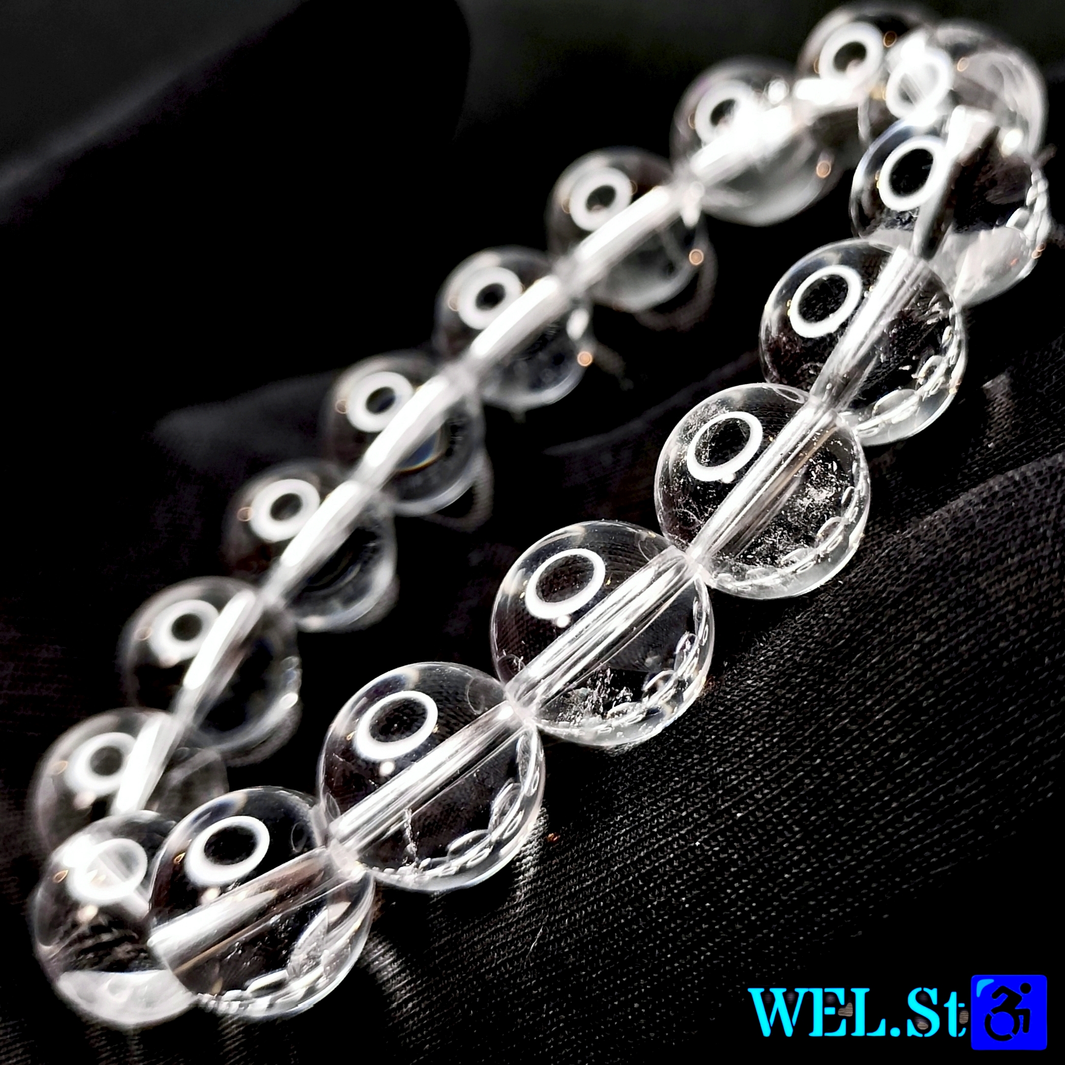 極上 カイラス産 天然水晶 12mm ブレスレット追加中💎️