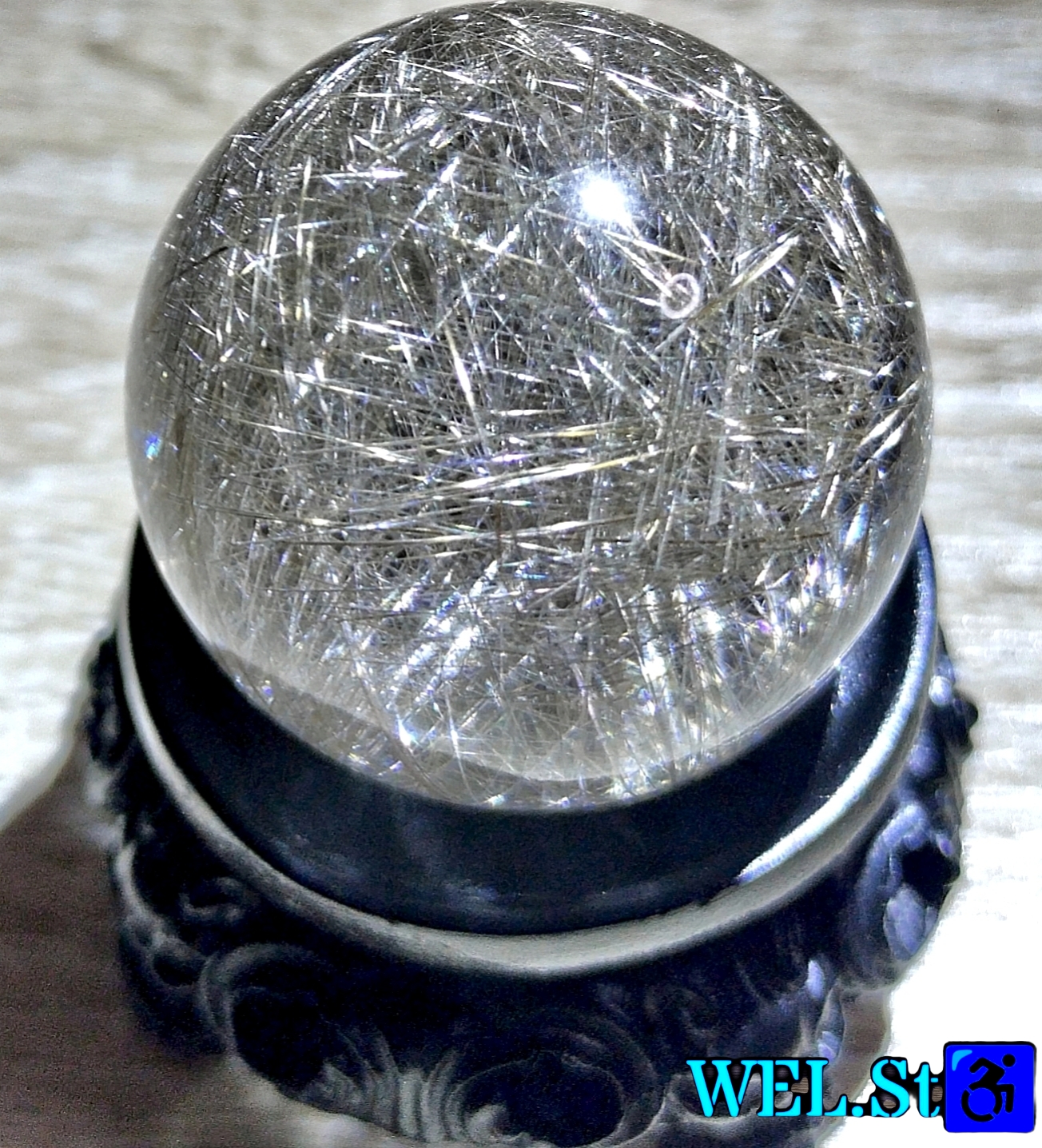 コレクション✨ 極上 シルバールチル スフィア 丸玉 30mm💎