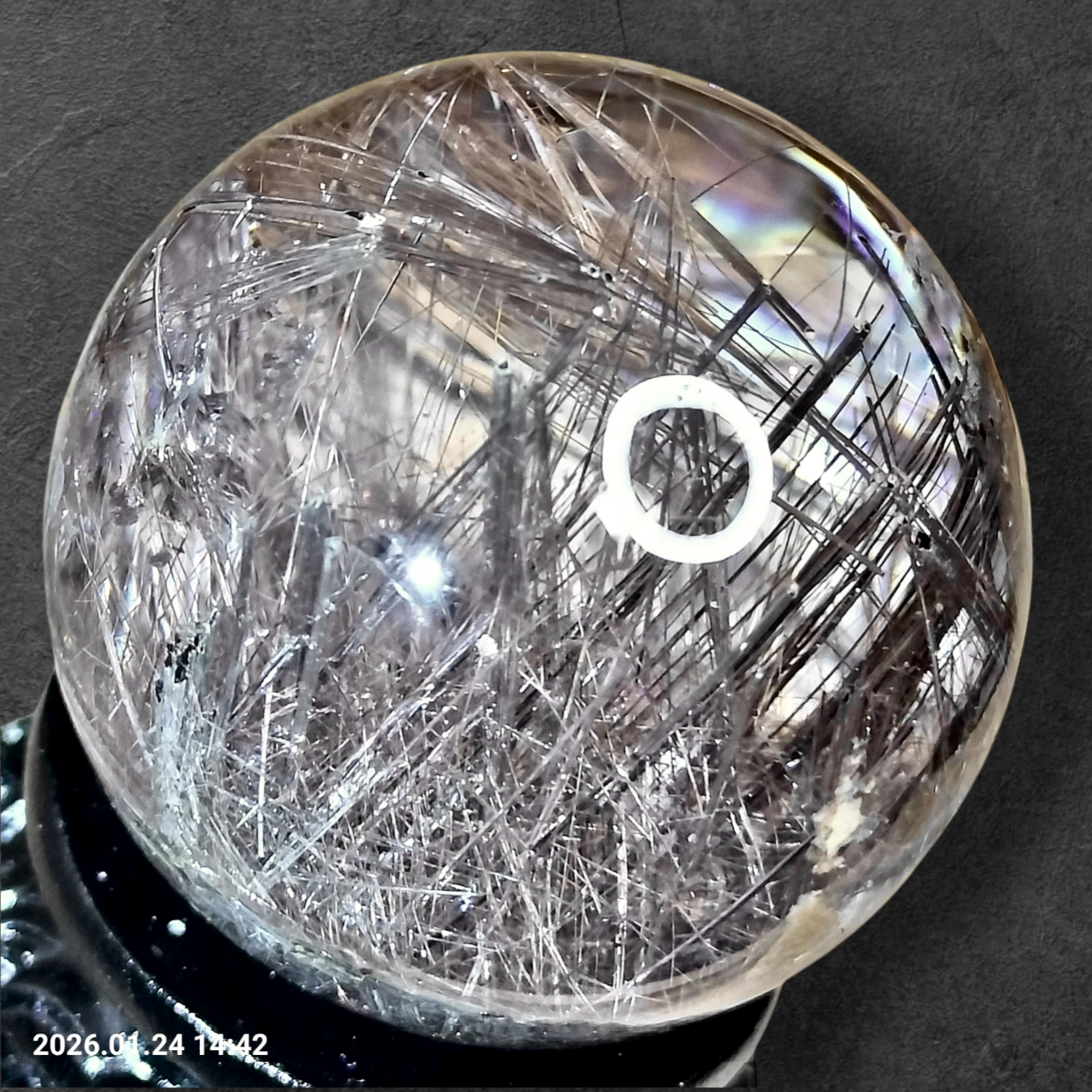 シルバールチル、アイリスクォーツ高品質スフィア追加✨