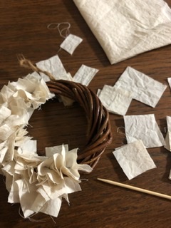Fabric Scraps Wreath ハギレのリース